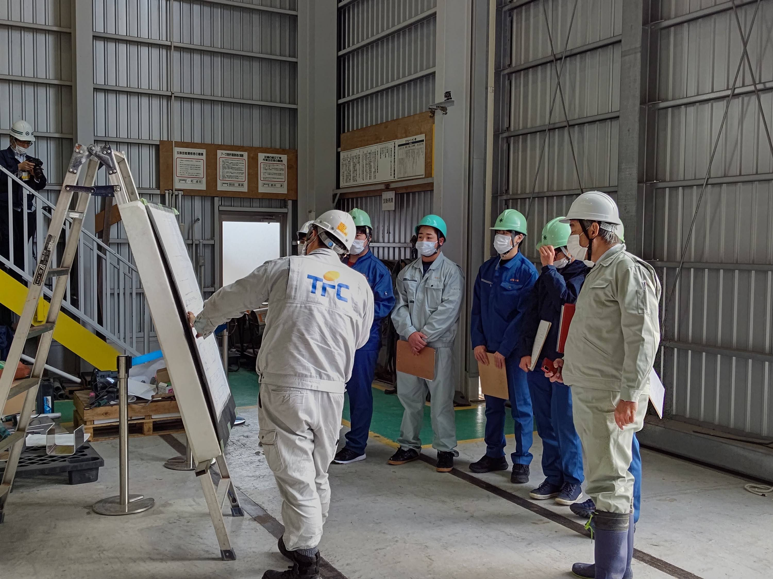 岩手県山田町のティエフシー、「この地球で一番大きな工業製品『船』を見に行こう！！」 海と日本プロジェクトに協力 ～工場見学会を実施～
